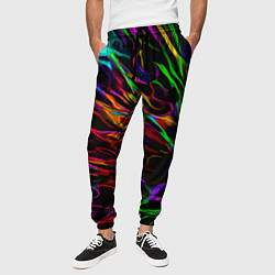 Брюки на резинке мужские Neon pattern Vanguard, цвет: 3D-принт — фото 2