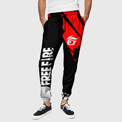 Брюки на резинке мужские FREE FIRE ФРИ ФАЕР, цвет: 3D-принт — фото 2