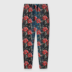 Мужские брюки Flowers Pattern
