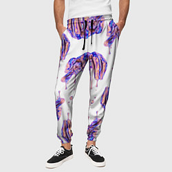 Брюки на резинке мужские Liquid hands, цвет: 3D-принт — фото 2