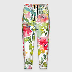 Мужские брюки Floral pattern Watercolour Summer