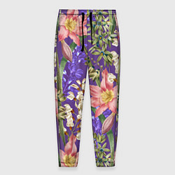 Мужские брюки Яркий Цветочный Сад