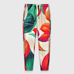 Мужские брюки Элегантный цветочный орнамент