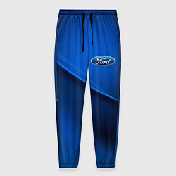 Мужские брюки Ford - синяя абстракция