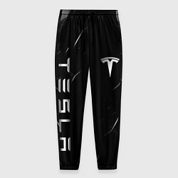 Мужские брюки Тесла - Черная абстракция