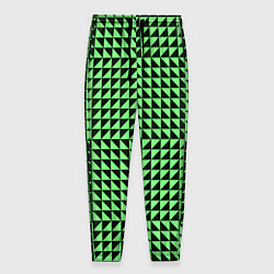 Мужские брюки Чёрно-зелёная оптическая иллюзия