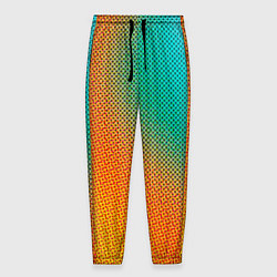 Брюки на резинке мужские Полутоновый градиент - текстура, цвет: 3D-принт