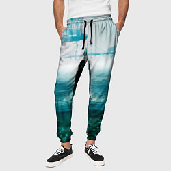 Брюки на резинке мужские Биошoк, цвет: 3D-принт — фото 2