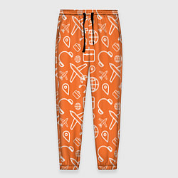 Мужские брюки Оранжевое путешествие