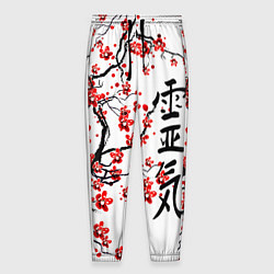 Мужские брюки Цветущее дерево сакуры