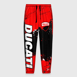 Мужские брюки Ducati - красная униформа с красками