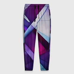 Брюки на резинке мужские Геометрическая абстракция - нейросеть, цвет: 3D-принт