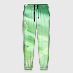 Мужские брюки Зеленая вода с пузырями