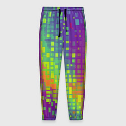 Мужские брюки Разноцветные пиксели