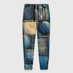 Мужские брюки Denim patchwork - ai art