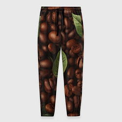 Мужские брюки Кофейные зёрна с листьями