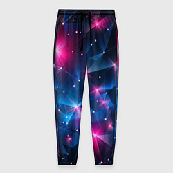 Мужские брюки Яркие неоновые вспышки в космосе