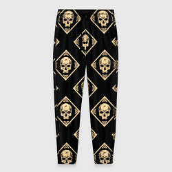 Мужские брюки Черепа текстурные