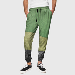 Брюки на резинке мужские Футурисчтичный пейзаж города, цвет: 3D-принт — фото 2