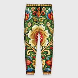 Мужские брюки Стиль советского ковра узоры и орнамент