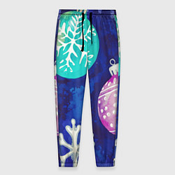 Мужские брюки Новогодний узор