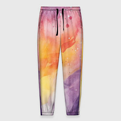 Мужские брюки Краски акварели