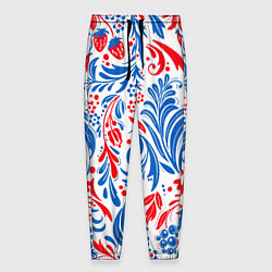 Брюки на резинке мужские Славяно - русский стиль, цвет: 3D-принт