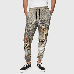 Брюки на резинке мужские Город 2100, цвет: 3D-принт — фото 2