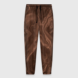 Мужские брюки Коричневый абстракция в точку