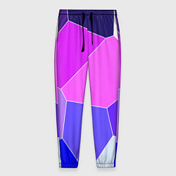 Мужские брюки Сине-розовый крупные фрагменты