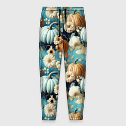 Брюки на резинке мужские Маленькие тыковки, цвет: 3D-принт