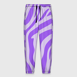 Мужские брюки Лавандовый тигровый паттерн