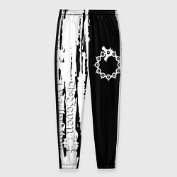 Брюки на резинке мужские Семь смертных грехов краски, цвет: 3D-принт