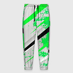 Мужские брюки Color white light green