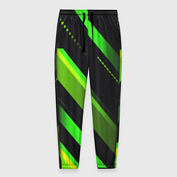 Мужские брюки Color black green