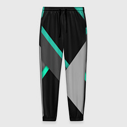 Брюки на резинке мужские Multicoloured, цвет: 3D-принт