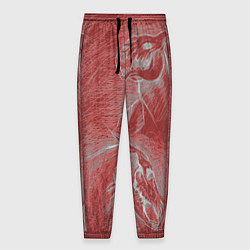 Брюки на резинке мужские Черепа лошадей - эскиз, цвет: 3D-принт