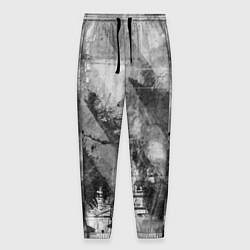 Мужские брюки Абстракция - atomic gray