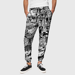 Брюки на резинке мужские Horror World of Junji Ito, цвет: 3D-принт — фото 2