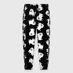 Брюки на резинке мужские Annoying dog pattern - Undertale, цвет: 3D-принт