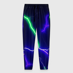Брюки на резинке мужские Multicolored lightning, цвет: 3D-принт