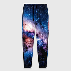 Брюки на резинке мужские Фантастический космос звёзды и туманности, цвет: 3D-принт