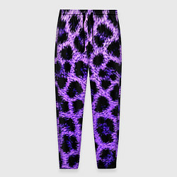 Мужские брюки Леопардовый фиолетовый