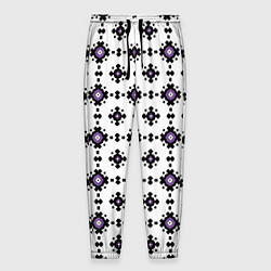 Брюки на резинке мужские Абстрактный геометрический орнамент, цвет: 3D-принт