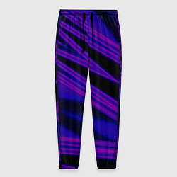 Брюки на резинке мужские Color multi-colored neon, цвет: 3D-принт