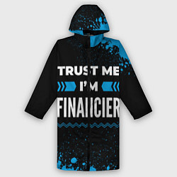 Дождевик мужской Trust me Im financier dark, цвет: 3D-принт