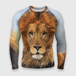 Рашгард мужской Красавец лев, цвет: 3D-принт
