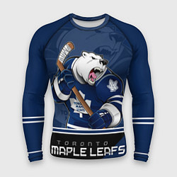 Рашгард мужской Toronto Maple Leafs, цвет: 3D-принт