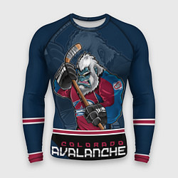 Рашгард мужской Colorado Avalanche, цвет: 3D-принт