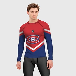 Рашгард мужской NHL: Montreal Canadiens, цвет: 3D-принт — фото 2